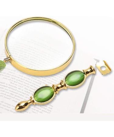 HD 10 Times Magnifying Glass Imitation Jade Handheld Old Man Reading Reading Newspaper Made in China - Buy Online on GoSupps.com