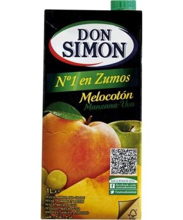  DON SIMON Don Simon Peach and Grape Juice 1L - Buy Online on GoSupps.com