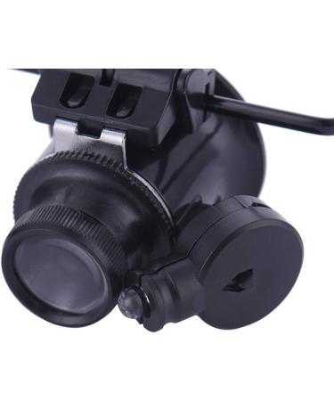 Magnifying Jeweler Glasses 20x Magnifying Eye Magnifier Glasses Loupe Lens Watch Repair LED Light Eyes Wearing Style Made in China - Buy Online on GoSupps.com