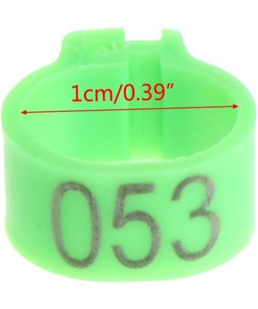 Yanhonin 100pcs 10mm Pigeon Identification Rings | Bird Training Leg Bands - International Shipping Available - Buy Online on GoSupps.com