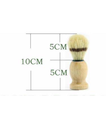 WANSUPYIN 2024 100mm Barber Salon Badger Hair Shaving Razor Brush with Wood Handle - Premium Shaving Tool for Smooth Shaves | International Shipping Available - Buy Online on GoSupps.com