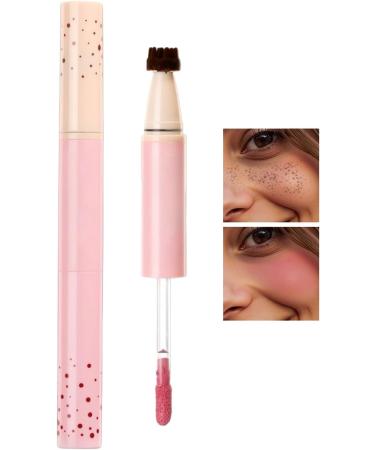 ccuzs Freckle Pen Fake Freckle Highlighter with Blush Makeup Cosmetics Long Lasting for Beach Dates Photo Shoots Costume Vacation Daily Party Summer Birthday Students Women Girls 02 - Buy Online on GoSupps.com