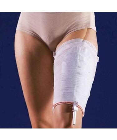 2 Pcs Urine Bag Fixing Sleeve Urine Catheter Bag Holder Catheter Bag Cover Fiber Blends with Outer Stitching Washable and Reusable Weiß Large - Buy Online on GoSupps.com