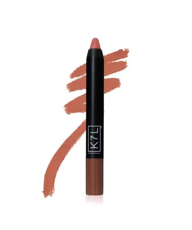 Nude Brown Matte Lipstick Crayon - K7L Bambi - Long-Lasting Formula - Buy Online on GoSupps.com