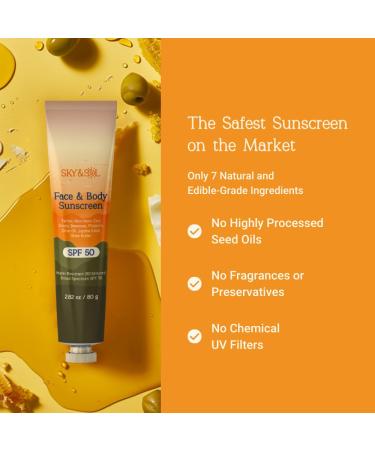 Buy Natural Mineral Sunscreen SPF 30 - Reef Safe Water Resistant Fragrance-Free | 2.82 oz Tallow & Zinc Oxide - Best Face & Body Protection - Buy Online on GoSupps.com