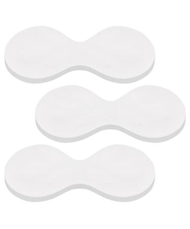 100PCS Disposable Eye Mask Paper Non Woven Eye Covers Cotton Eye Care Patches Pads Facial Skincare Spa Paper for Home Salon Beauty Tools