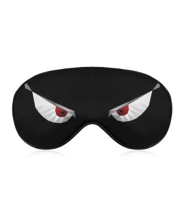 Sleep Mask for Men&Women Monster Evil Eyes Soft Eye Mask for Sleeping with Adjustable Strap Dark Face Comfortable Blindfold Eyeshade for Night Sleep Style-2