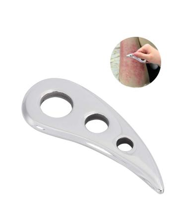 Buy Angrek Stainless Steel Schabebrett - Facial Lifting Gua Sha Plate for Spa & Pain Relief | International Shipping - Buy Online on GoSupps.com
