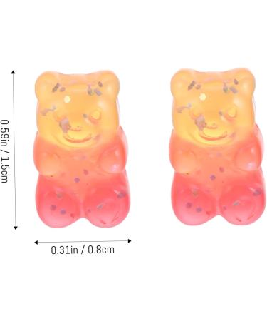 PLAFOPE Sequins 50pcs Bear Headwear Gradient Hair Head Hairpin Flower Charms Clips Ties Headdress Earrings Charm Sequin - Buy Online on GoSupps.com