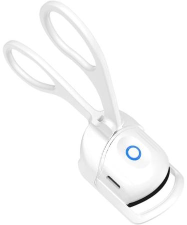 Verdant Touch Heating Eyelash Curler Heated Eyelash Curler with 2 Temperature Controls USB Charging 30 Seconds Heat Portable Lash Curler for Home White - Buy Online on GoSupps.com