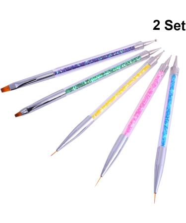 FRCOLOR Nail Dotting Pen kit manicura Nail Dotting Nail Art Nail Art UV Gel sequins drawing Nail Drawing Pen - Buy Online on GoSupps.com