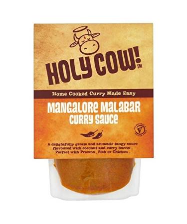 Holy Cow Mangalore Malabar Curry Sauce 250 g (Pack of 4)