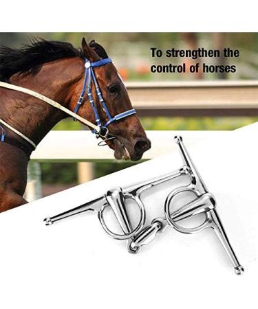 Horse Snaffle Bit 127mm Olive Head Trense - Stainless Steel O-Ring Sweet Iron Twist | Tooloflife International Shipping - Buy Online on GoSupps.com