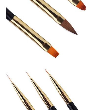 Nail Painting Liner Pen Double Head Nail Art Dual Use Nail Art Brush Gel Polish Nail Drawing Pen Brush Makeup brushes - Buy Online on GoSupps.com