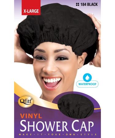 Qfitt X-Large Vinyl Shower Cap - Waterproof and Comfortable - Buy Online on GoSupps.com