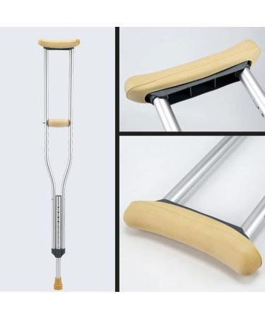 Underarm Crutches Aluminum Adjustable Frame Medical Crutches for Young Lightweight Crutches with Comfortable Underarm Pad and Handgrip 1 Pair (Size : 110cm/43inch(2 counts)) anniversary Lucky Star - Buy Online on GoSupps.com