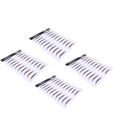 FRCOLOR 8 Pcs Eyebrow Stickers Waterproof Makeup Fake Eyebrow 6d Hair-like Eyebrows Stickers Modify Applique - Buy Online on GoSupps.com