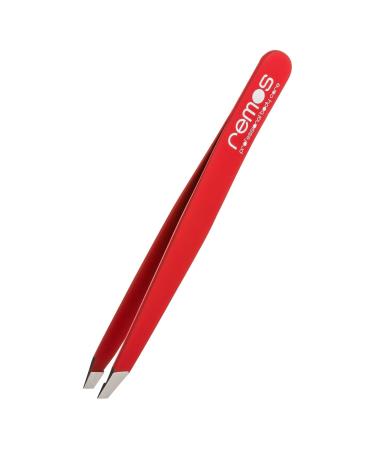 REMOS professional tweezers with extra fine tips for plucking eyebrows - red - Buy Online on GoSupps.com