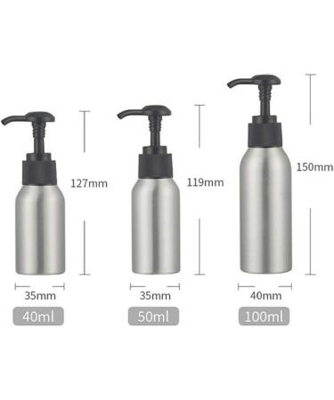 Junhouse Refillable Aluminum Bottle 250ml - Shampoo Lotion Disinfectant Pump Dispenser for Home & Salon - Eco-Friendly & Stylish - Buy Online on GoSupps.com