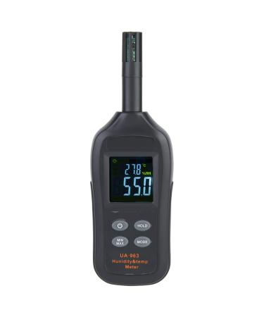Digital temperature moisturizer UA963 Thermometer hygrometer with dew point and wet ball temperature thermostat tester for rooms libraries and commercial centers