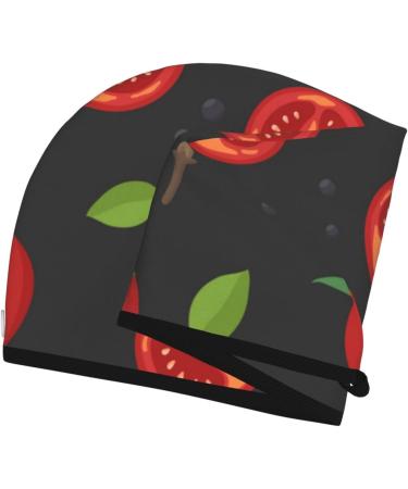 Tomatoes1 Microfiber Hair Towel - Super Absorbent Coral Velvet Wrap for Women | Quick Dry Hair Cap for Long Curly & Thick Hair - Buy Online on GoSupps.com