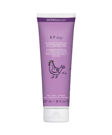 DERMAdoctor KP Duty Dermatologist Formulated Body Scrub Exfoliant for Keratosis Pilaris and Dry, Rough, Bumpy Skin with 10% AHAs + PHAs 8 Fl Oz (Pack of 1)