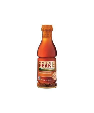 Gold Peak Unsweetened Iced Tea 18.5 oz (Pack of 8) - 148 Oz Refreshing Drink - Buy Online on GoSupps.com