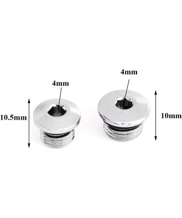 Stainless Steel Scuba Diving Regulator Port Plug Kit - High & Low Pressure Ports, Leak-Proof O-Ring - Buy Online on GoSupps.com
