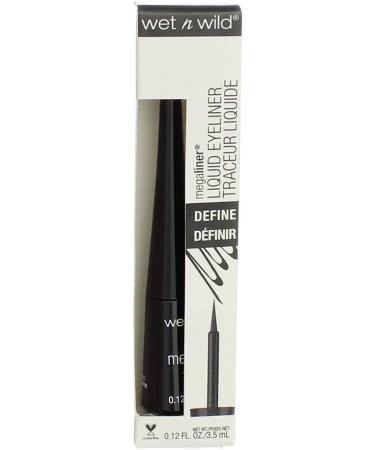 Wet n Wild MegaLiner Liquid Eyeliner - Black 0.12 fl oz | Long-Lasting Precision - Buy Online on GoSupps.com