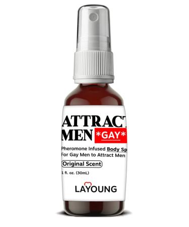 Gay LAYOUNG Attract Men Pheromone Infused Body Spray For Men Formula