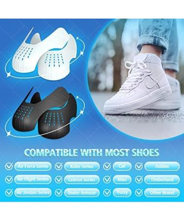 Shoe Crease Protector for Sneakers - 6 Pairs Anti Crease Inserts for Jordans, Air Force 1, Dunks - Prevent Creases - Size M (5.5-9) - White - Buy Online on GoSupps.com