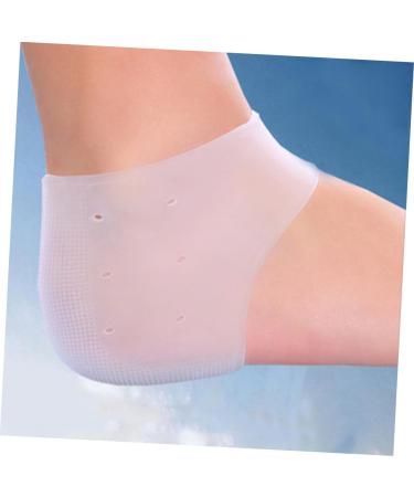FOMIYES 5 Pairs Anti-Cracking Heel Socks Crack Heel Gel Socks Hydrating Socks High Heel Socks Vented Moisturizing Gel Heel Socks Silicone Protective Sleeve Foot Moisturizing Socks White - Buy Online on GoSupps.com