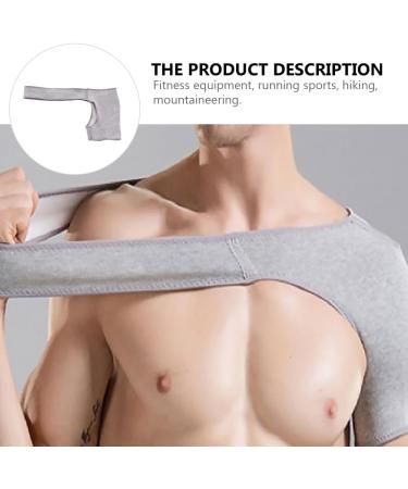 Healifty Shoulder Brace Rotator Cuff Support Brace for Men Women Shoulder Compression Sleeve Orthopedic Care Shoulder Brace Support Wrap for Pain Relief M Light Grey - Buy Online on GoSupps.com