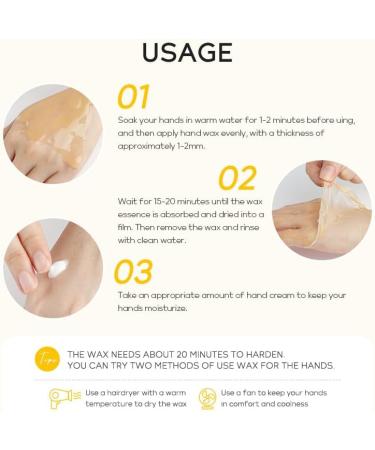 2 Pack Hand Mask Milk Honey Peel Off Wax Exfoliating Hand and Foot Mask Moisturizing Hand Serum for Cracked Dry Aging Hands - Buy Online on GoSupps.com