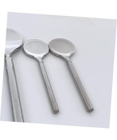 minkissy Cuill re Maquillage M tal Outil de Soin Facial R utilisable Petite Cuill re Cosm tique pour Application Pr cise de Cr mes et Masques 5.00X1.50X0.30CM argent - Buy Online on GoSupps.com