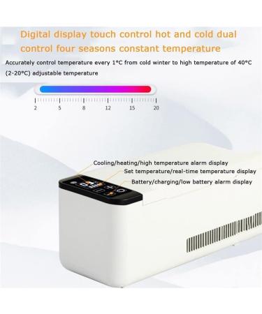 Portable Medicine Refrigerator And Insulin Cooler For Car Travel Constant Temperature Refrigerator Drug Reefer 2-8 Travel Box For Medi (Color : 1battery) - Buy Online on GoSupps.com