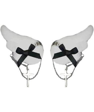 Cool Girls Hair Clip for Women SpiceGirl Hairpins Y2K Hair Clips Hair Style Accessories for ThinBang Animes Headdress Angel Wing Hairclip Hair Barrettes Hairclip Ornaments Black - Buy Online on GoSupps.com