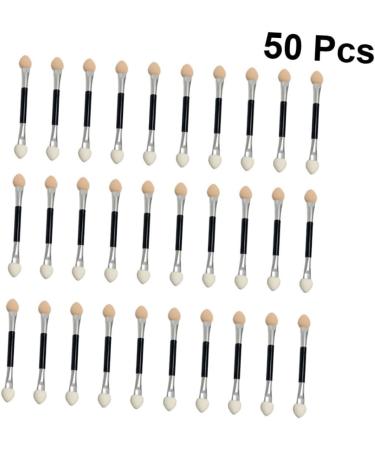 Ipetboom 50pcs Airbrush Makeup Kit Disposable Eyeshadow Sponge Eyeshadow Brush Kit Applicator Miss Suite Chic 7.5X0.5cm As Shown - Buy Online on GoSupps.com