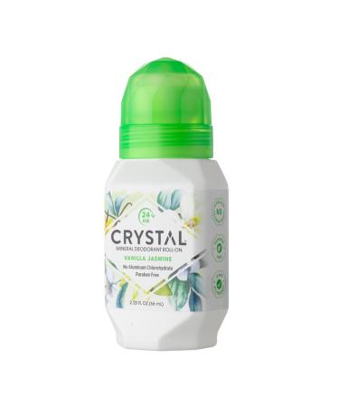 Buy Crystal Mineral Deodorant Roll-On Vanilla Jasmine - 2.25 oz (Pack of 4) | Natural Aluminum-Free Long-Lasting & International Shipping Available - Buy Online on GoSupps.com