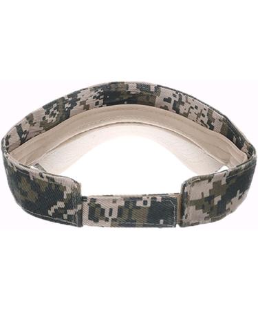 Men's Camouflage Military Baseball Sun Visor Hat - Green Camouflage | Medium Size - Buy Online on GoSupps.com