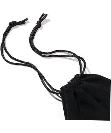 VALICLUD 5pcs Hair Dryer Pouch Hair Dryer Sack Lint Drawstring Bag M Drawstring Pouch Cell Phone Velvet Bag Black 15*30cm - Buy Online on GoSupps.com