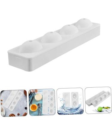 HOMSFOU Brownie Pan with Dividers Silicone Sphere Biscuit Molds Baking Round Dessert Molds Baking Silicone Molds Chocolate Dessert Silicone Cake Molds Bakery White Silica Gel Mousse Pie 3D - Buy Online on GoSupps.com