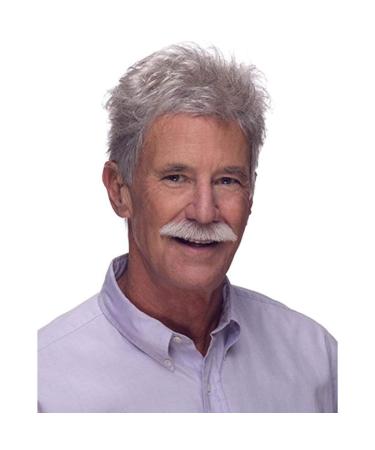 ZCM Mens Wig Fashion Silver White Middle Aged Handsome Short Hair Natural Lifelike High Quality Wig