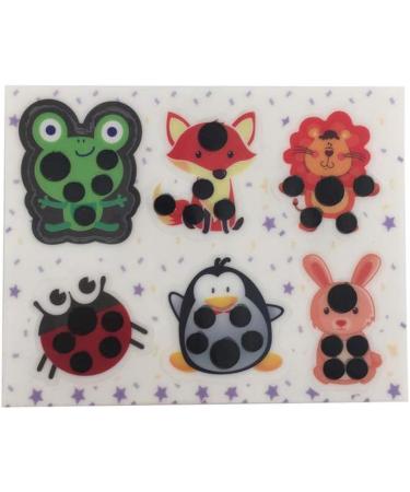 Tianbi 6-Piece Baby Forehead Thermometer Strips - Cartoon Fever Stickers for Infants - Accurate Body Temperature Test - Buy Online on GoSupps.com