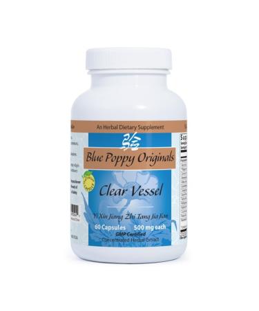 Blue Poppy Originals Clear Vessel Herbal Dietary Supplement 500mg 60 Capsules GMP Certified Concentrated Extract
