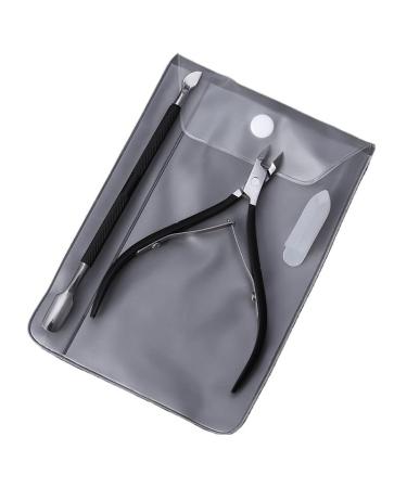 Stainless Steel Dead Skin Shears Manicure Burr Care Manicure Tool Pliers Barbed Nail Clippers 2-Piece Set Stainless Steel Manicure Trimming Tools As shown