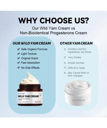 Organic Wild Yam Cream for Hormone Balance | Dr. Barbara O'Neill Recommended | Menopause & Perimenopause Support | 3.38oz - Buy Online on GoSupps.com