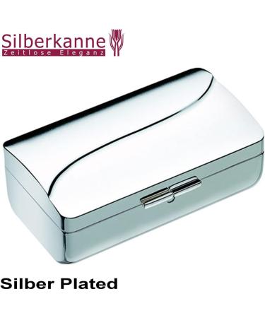Premium Silver Plated Lipstick Box - Exclusive Silver Jug Lipstick Holder 9x5x3 cm | Ready for Gifting - Buy Online on GoSupps.com