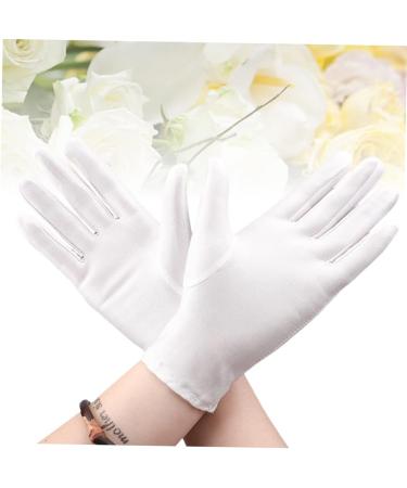 Ipetboom 9 Pairs Sunscreen Stretchable Lining Glove Formal Wear for Cleaning Cotton Glove White Butterflies for Crafts Industrial White Work Moisturizing - Buy Online on GoSupps.com