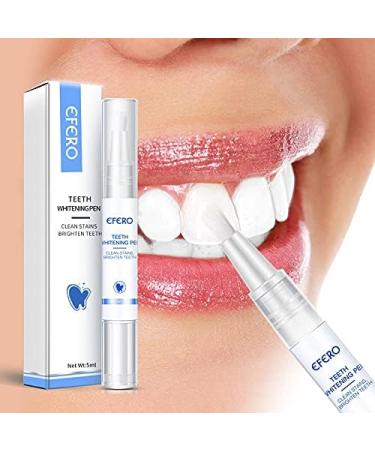 EFERO Teeth Whitening Pen | Remove Plaque & Stains | Brighten Yellow Teeth | Enhance Oral Hygiene - Buy Online on GoSupps.com